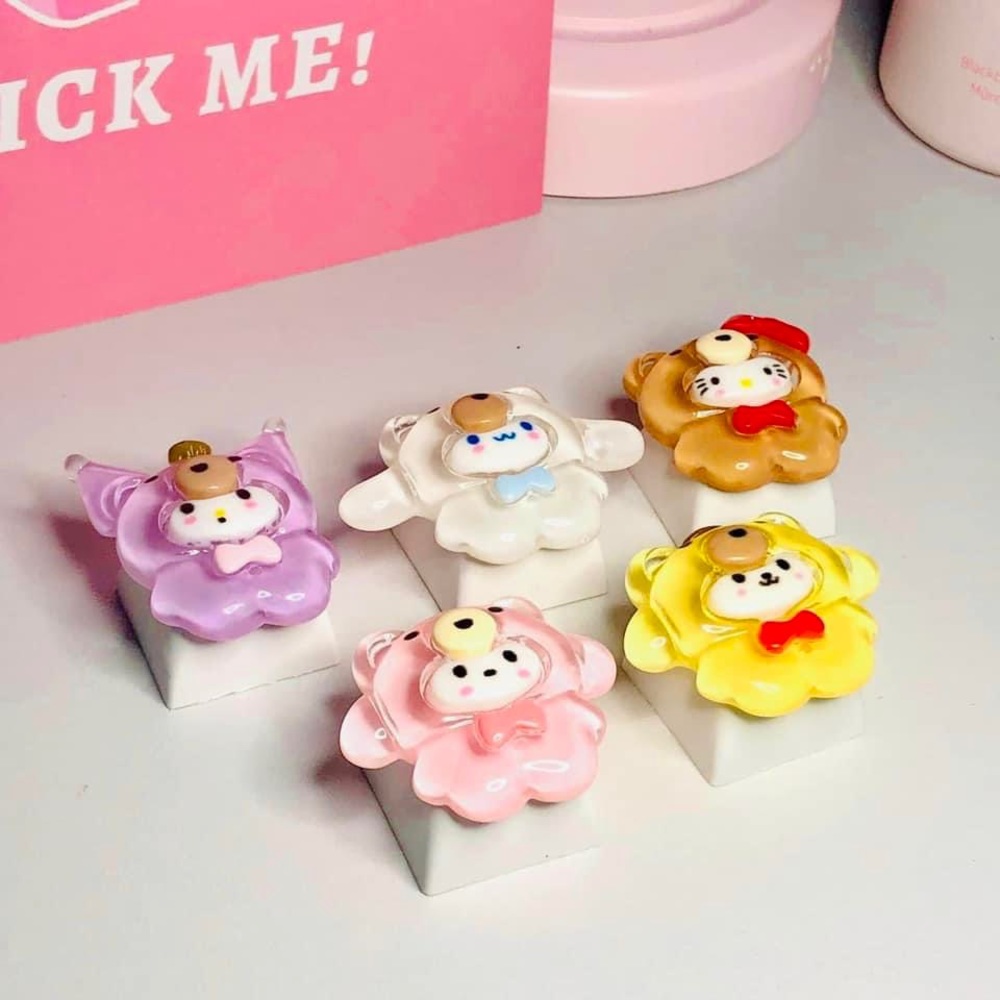 Sanrio Keyboard Caps for Mechanical Keyboard - Sanrio characters (NWOT)